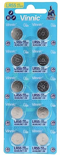 VINNIC PILA BOTON ALCALINA AG8 L1121F LR55 Blister*10