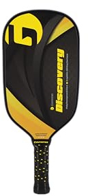 Gamma Sports Conqueror - Paleta de Pickleball, Superficie compuesta de Grafito y Agarre de Panal, Discovery