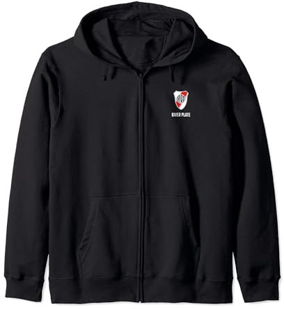 River Plate Argentina - Estampado Escudo River Sudadera con Capucha