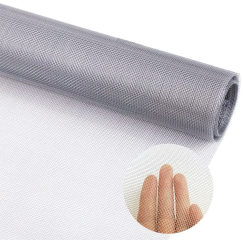 Nisorpa Stainless Steel Window Screen, 40 Inch x 98 Feet Window Screen Replacement Metal Window Screen Mesh Roll for Vent, Cabinets, Patio, Living Room Doors and Windows - 20 Mesh 0.15mm Wire Dia