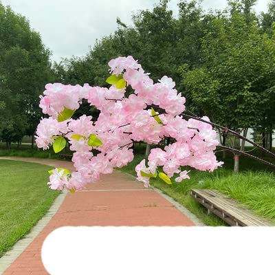 3 stücke 110 cm künstliche kirschbaum rosa kirschbaum Zweig Seide Simulation Blume Blume Wand Hochzeit Dekoration Home decorat-3 PCS