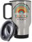 Personalised Thank You for Helping Me Grow Thanks Giving, Best Teacher Ever, End of School Year, Birthday, Christmas Silver/White Insulated Travel Tea/Coffee Mug. (Silver)