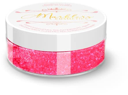 MARBLERS Cosmetic Grade Glittery Mica Powder [Pink Me] 0.14oz (4g) | Glica | Non-Toxic | Vegan | Cruelty-Free | Eyeshadow, Nail Polish, Nail Art | Festival, Rave & Party Makeup | Body & Face