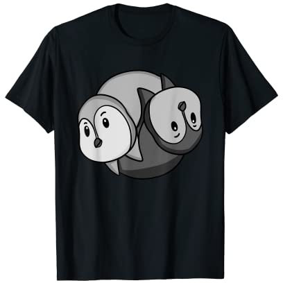 Yin Yang Pinguin Yoga Pinguine T-Shirt