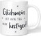 JUNIWORDS Tasse, Glühwein ist wie Tee nur lustiger!, Weiß (1009338)