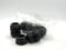 Pack of 2 M32 Black 32mm IP68 Waterproof Nylon Cable Glands, Locknut and Washer for 18mm - 25mm Cables, Compression Stuffing Gland Connector Sparky Market