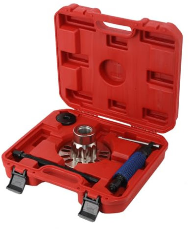 YILIKISS 10T Hydraulischer Radlager, Abzieher Werkzeug Satz Ausdrücker Antriebswellen KFZ Radnaben Abziehen, für 4- Oder 5-Loch-Radnaben Mit Einem Lochkreis Von 96 – 125 mm