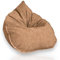 Aiire Relaxo XXL Sitzsack Erwachsene - Luxus Bean Bag Chair mit Füllung für Jungen und Kinder - Bodenkissen Grob, Chill Sessel für Kuschelecke – Gaming Sitzsäcke aus Kunstleder Beige