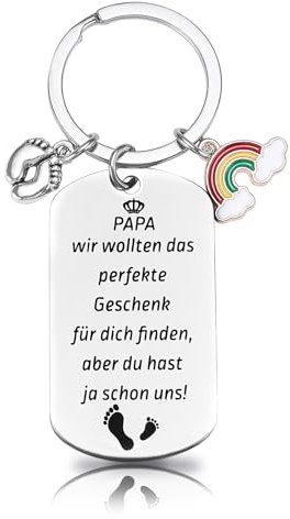 Belillpipi Bester Papa Geschenk, Vatertagsgeschenk für Papa, Schlüsselanhänger für Papa, Geburtstagsgeschenk für Papa, Geschenke für Papa von Tochter Sohn, Schlüsselanhänger Papa Geschenk