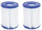 Cartouche Filtrante De Piscine 104 * 52 * 134, Compatible Avec La Pompe Filtrante BESTWAY II 58383 58386 58094(2pcs)