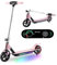 Elektroroller für Kinder von 6-12 Jahren,180W Motor, 8KM Reichweite,E Roller Kinder, Einstellbare Geschwindigkeit, Bunte Lichter, LED Display,Faltbarer Elektroscooter Kinder (Rosa)