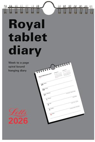 Letts of London A5 Royal Tablet Weekly Diary 2026 26-TRT