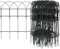 Grghtfu Ziergeflecht Zierzaun Ziergitter Gartenzaun Beetzaun Beeteinfassung Beetumrandung Zaun Rasenkante Eisen (Grün, 10 x 0,4 m (L x H))