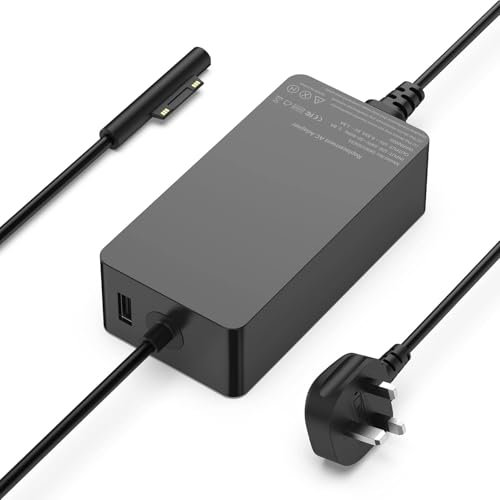 Surface Pro 9 Charger,Surface Charger 102W for Surface Pro 9/8/7/6/5/4/3/X,Surface Laptop 5/4/3/2/1,Surface Go 3/2/1,Surface Book 3/2/1,Compatible for Microsoft Window Surface Pro Charger