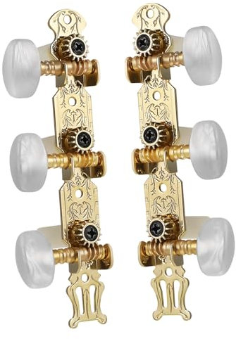 MILISTEN 1Satz Akustikgitarre Stimmwirbel aus Vintage Gitarrenmechaniken für Mühelose Tuning Anpassungen Präzise Stimmkontrolle und Verbesserten Spielkomfort