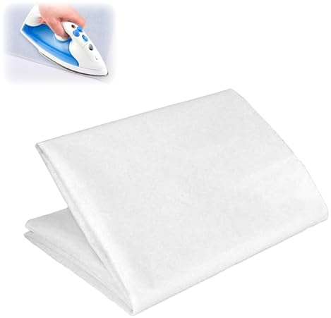 afhgdjr 200 X 100 cm,Bügelvlies Vlieseline h250 zum Aufbügeln,Vlieseline zum Aufbügeln 50 G/M² Bügelvlies Zum Verstärken,Volumenvlies Zum Aufbügeln Einseitig,Beidseitig,Bügelflies Nähvlies