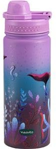 Neavita Twice Forever Bottle viola - Bottiglia thermos in acciaio inox per le bevande, 500 ml