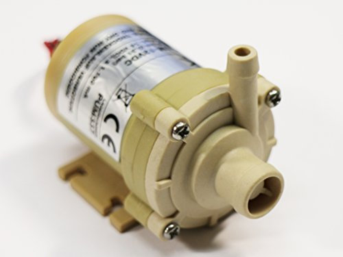 Lebensmittelechte Mini-Kreiselpumpe mit bürstenlosem Gleichstrommotor, Gehäuse:B01VP, 12VDC, 7,2l/min oder 3,1mWs