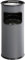 Durable 333058 Papierkorb Metall mit Ascher, entnehmbarer Inneneimer und Ascher, rund, anthrazit