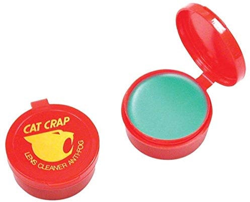 EK USA, Cat Crap, Anti-Fog Lens Cleaner Balm, Safe on All Lenses, Eyeglasses, Goggles, and Camera Lenses 0.5 Ounce - 1 Pack