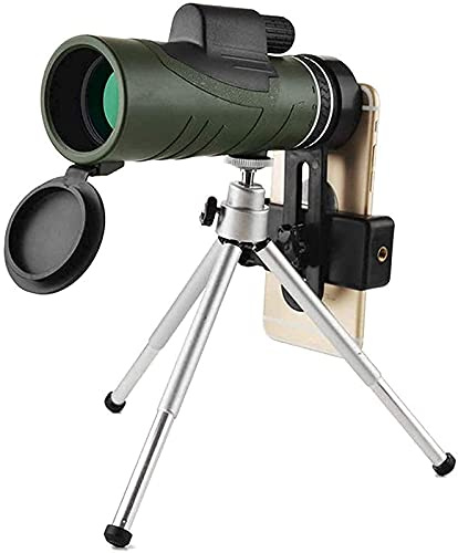 Teleskop Spektiv Teleskop, Monokular 10X42 High Power & Hd Kompaktes wasserdichtes Monokular, Vollständig mehrfach beschichtete optische Glaslinse, kompatibel mit Iphone, den meisten Handys und