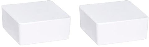 WENKO Nachfüller Raumentfeuchter Cube mit Orangenduft, 500 g Granulatblock,10 x 5 x 10 cm, Weiß & Nachfüller Raumentfeuchter Cube mit Orangenduft, 12 x 5 x 12 cm, Weiß