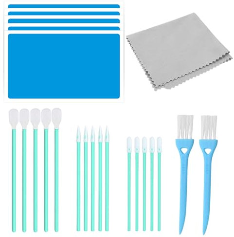 XNIVUIS 23 Pieces Cell Phone Cleaning Kit with USB Port Brush Set, Headphone Jack Cleaner and Cleaning Cloth Set Compatible with iPhone, MacBook, Airpods, Laptop and Other Electronics (Multicolor)