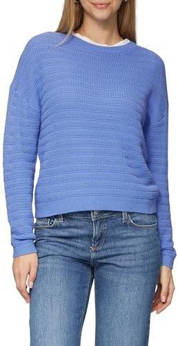 QS Damen 2158550 Pullover mit Strukturmuster (1er Pack)