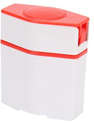 minkissy Mini Pill Cutter Chopper Tragbarer Medikamenten-splitter Für Einfache Einnahme Von Tabletten Und Vitaminen Für Zuhause Und Unterwegs Farbe Des Deckels Zufällig