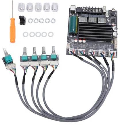 2.1 Channel BT Amplifier Board Dual TPA3221 Chips 100Wx2 200W Output with Multiple Expansion Ports for Immersive Sound Experience