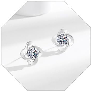 Hypoallergene Ohrringe 925 Sterling Silber Damen Kleine Creolen Gold Ohrringe für Geschenke Freundin Mutter Mutter Geburtstagsgeschenk Leicht Tropfen Perlen mit Tropfen Perlen für Frauen,