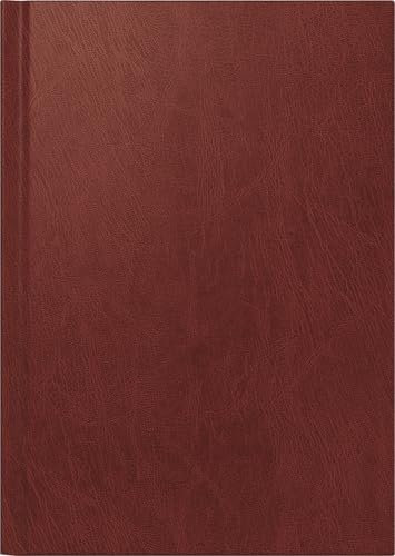 BRUNNEN Buchkalender Mod. 795 2026 | A5, Kunststoff, weinrot