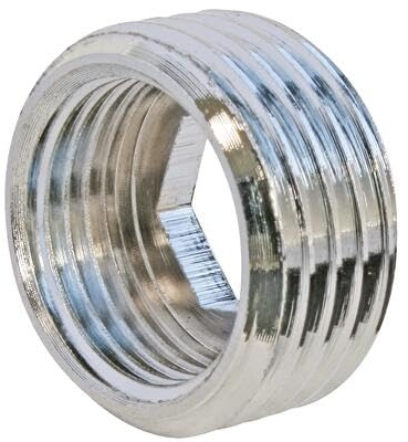 SOMATHERM FOR YOU - Fourrure Laiton Chromé - Raccord Mâle 20/27 - Femelle 15/21 - Raccordement Rapide et Facile - Résistance à la Corrosion - Réseaux Eau Sanitaire ou Chauffage - Gris