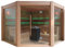 AWT Sauna E1501B rote Zeder/250x250/12kW EOS Cubo