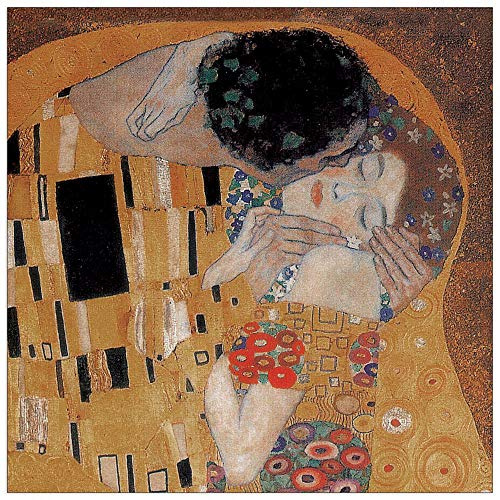 Artopweb TW16164 Klimt - Il Bacio Dekorative Paneele, MDF, Multifarbiert, 88x88 Cm