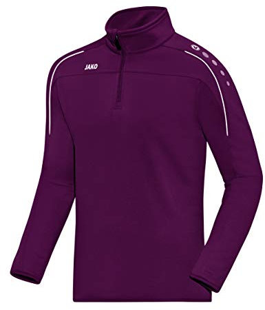 JAKO Herren Ziptop Classico, Maroon, XL