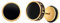 Feilok Damen Ohrringe Männer Ohrstecker Edelstahl Gestüt Stecker Herren Ohrringe Ohrstecker Ohrhänger Schwarz Gold Taper Fake Plug Tunnel