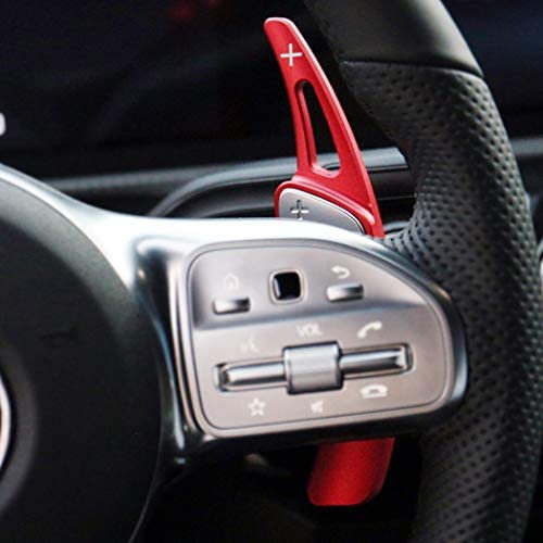 HIGH FLYING Lenkrad Schaltwippe Schaltpaddles Dekor 2 Stück für A Klasse W177 W176, CLA C118 C117, C Klasse W205 (nicht für AMG)
