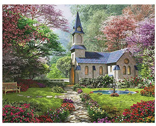 DCIDBEI (50x40cm) DIY Square Diamond Painting Full Drill 5D Diamant Malerei Set Landschaft Quadratisch Kristall Strass Stickerei Kreuzstich Ornamente Leinwand Strasssteine Malen Wall Picture