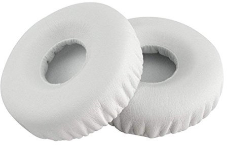 Solo Wireless Replacement Earpads Ear Pads Cushions Repair Parts Compatible with Beats by Dr. Dre Solo HD Wireless Headphone (White)
