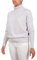 Marenza Maglia Collo Alto Donna Misto Cashmere Doppio Filo Made in Italy (M, Perla)