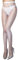 HTRUIYATY Damen Strumpfhose Feinstrumpfhose glatt 1D Nahtlose Hohe Taille strumpfhose glänzend-Weiß