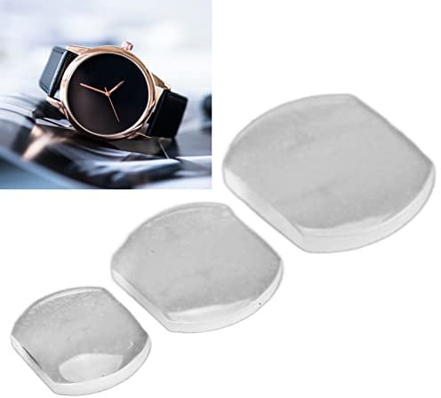 Juwelier Uhr Lupe, 3pcs Uhr Kalender Lupe Starke Durchlässigkeit Uhr Kalender Fensterlupe Zum Lesen von Münzen Hobby Reisen, Uhrteile Werkzeug für die Reparatur von Uhren