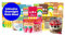 3Bears Overnight Oats Lover-Set inkl. Glas, 5x400g vegane Porridgemischung mit Vollkorn-Haferflocken, Sorten Erdbeere, Mango, Koko Kakao, Eiskaffee und Bananen Split, vegan, ohne Zusatzstoffe