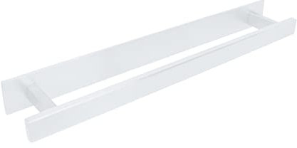 INOXLM Porta Asciugamani | Porta Carta Igienica Da Bagno | Kit Bagno Adesivo | Porta Rotolo Senza Fori | Portarotolo Bagno Adesivo | Porta Rotolo Carta Igienica (Porta Asciugamani 40 cm, Bianco)