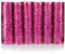 KarneLux Luftschlangen 'Pink Glitzer Metallic' - Partydekoration für Geburtstage, Hochzeiten und Silvester - 6er Pack
