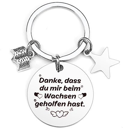 Piglagogo Schlüsselanhänger Lehrerin Erzieherin Dankeschön Geschenk Danke Abschied Lehrer Erzieherin Schlüsselanhänger