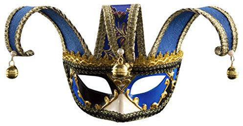 Vinesand Deadpool Maske Halterung Adventskalender Maskerade Halbkostüm Maske Halloween Maske (Blue, One Size) Halloween Schädel Maske Totenkopfmasken Gruselmasken Horror Kostüm