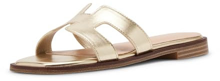 Madden Girl Damen Haileyy Schiebe-Sandalen, Gold, 39 EU