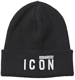 DSQUARED2 Cappello Uomo Autunno/Inverno KNW000101W04331 M063 Cappello Nero Uni